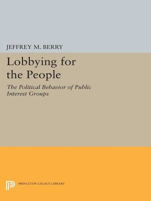 cover image of Lobbying for the People